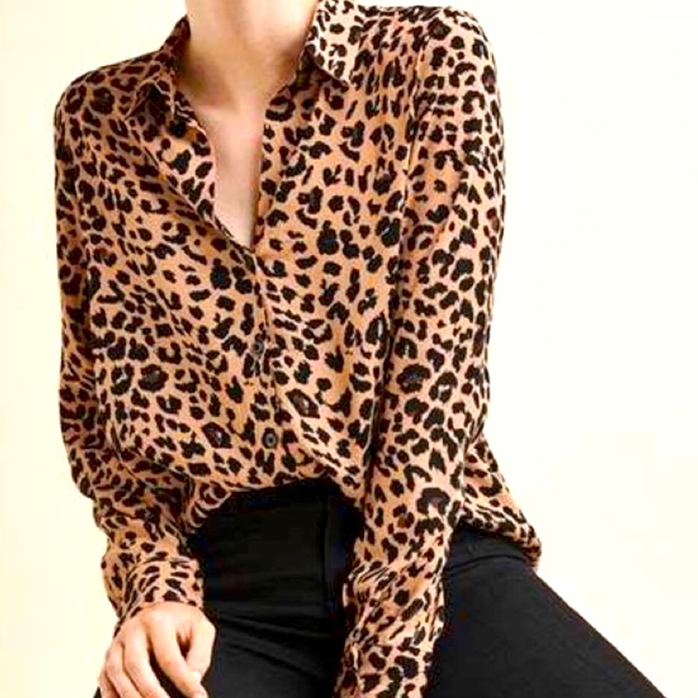 LEOPARD PRINT BLOUSE